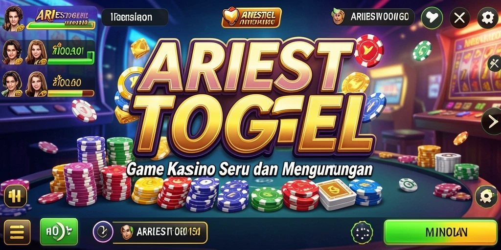 Tangkapan layar gameplay ARIESTOGEL menampilkan keseruan permainan Kasino.