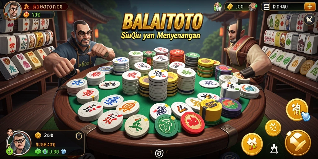 Tampilan gameplay QiuQiu yang seru dari BALAITOTO.