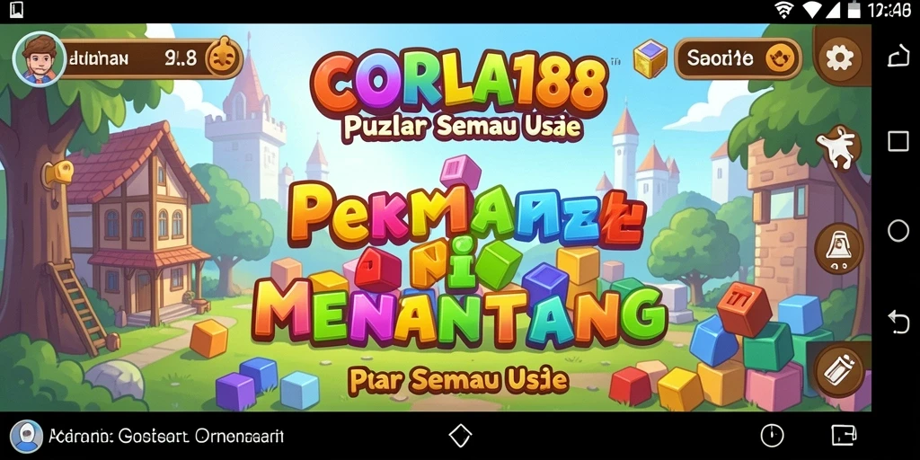 Tampilan gameplay CORLA188 dengan puzzle yang menantang.