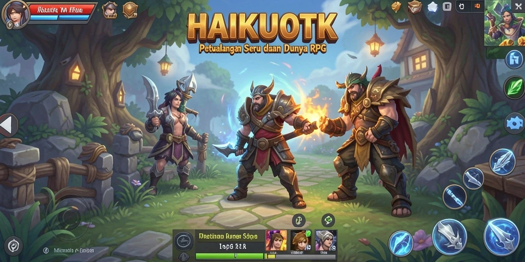 Tampilan keren gameplay dari HAIKUOTK yang menarik dan penuh aksi.