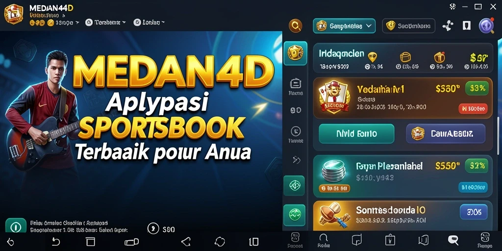 Tampilan gameplay menarik dari MEDAN4D yang menunjukkan momen taruhan langsung.