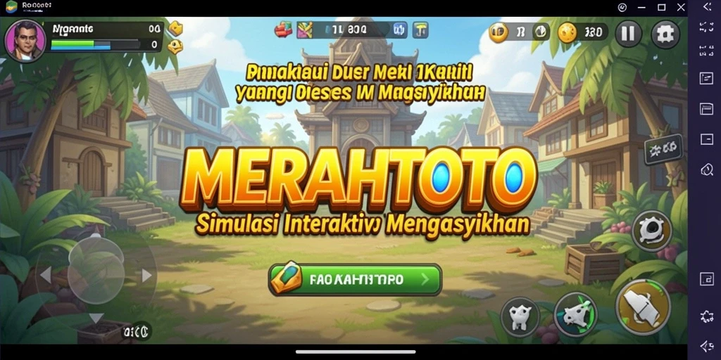 Screenshot utama MERAHTOTO menampilkan gameplay Simulation yang mendebarkan.