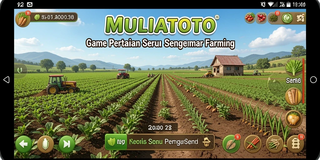 Tampilan gameplay seru dan menggembirakan dalam MULIATOTO.