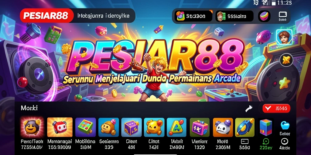 Tampilkan gameplay seru dari PESIAR88 dengan berbagai tantangan menarik.